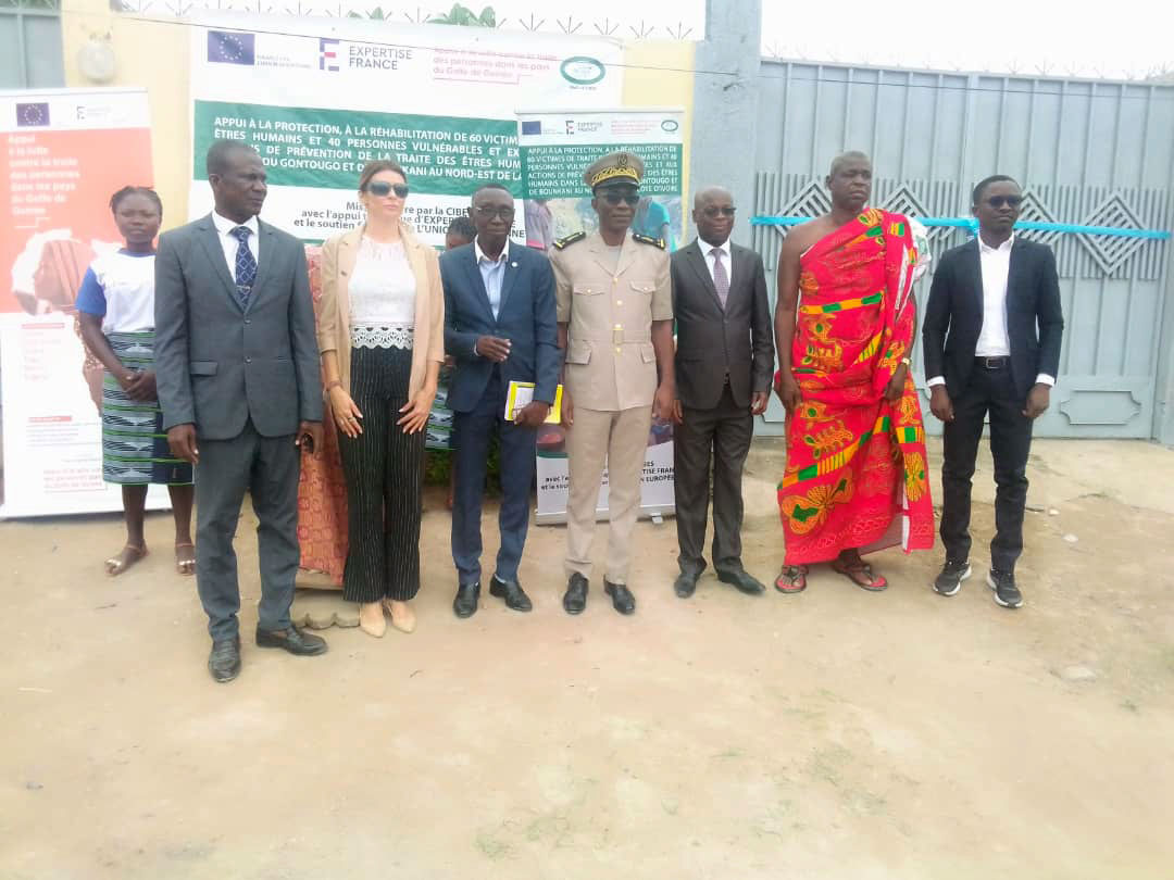 Côte d’Ivoire : le centre d’accueil et d’hébergement de la traite des personnes à Bondoukou inauguré