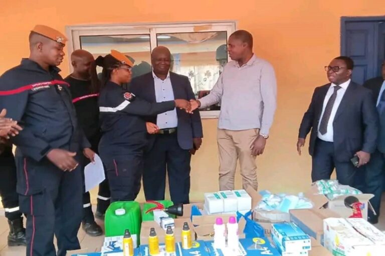 Le conseil régional du Moronou renforce les capacités du centre des pompiers civils de Bongouanou