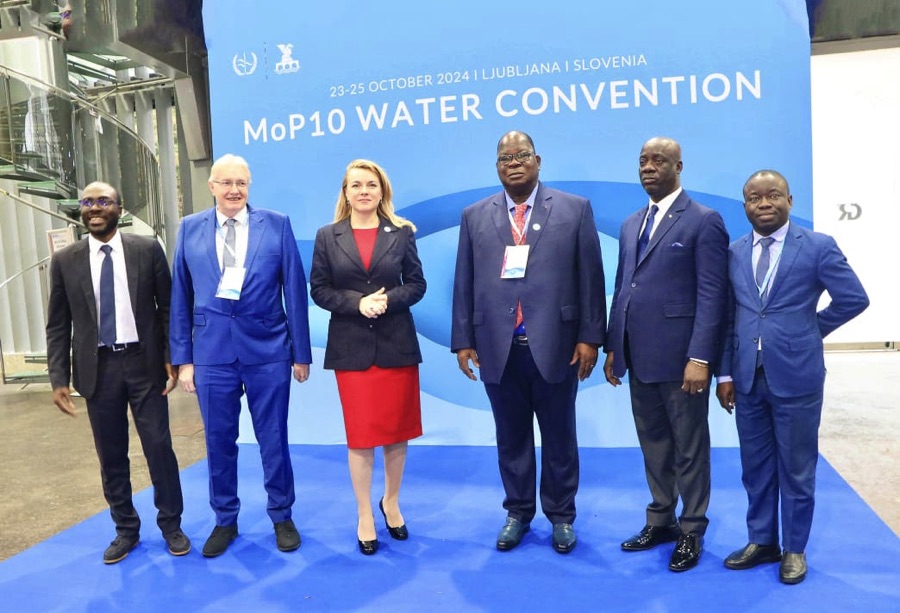 En Slovénie, Laurent Tchagba obtient l’appui de la Convention des Nations Unies sur l’eau pour plusieurs projets hydriques