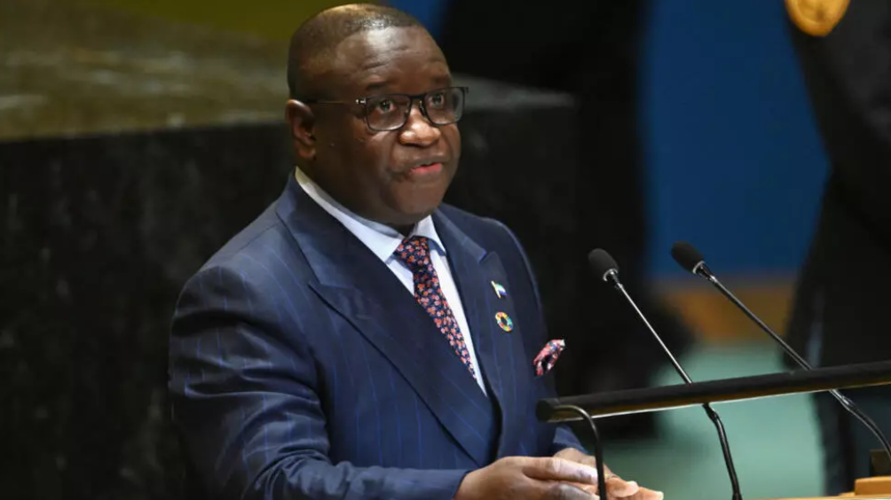 Le président de la CEDEAO Julius Maada Bio en visite en Côte d’Ivoire