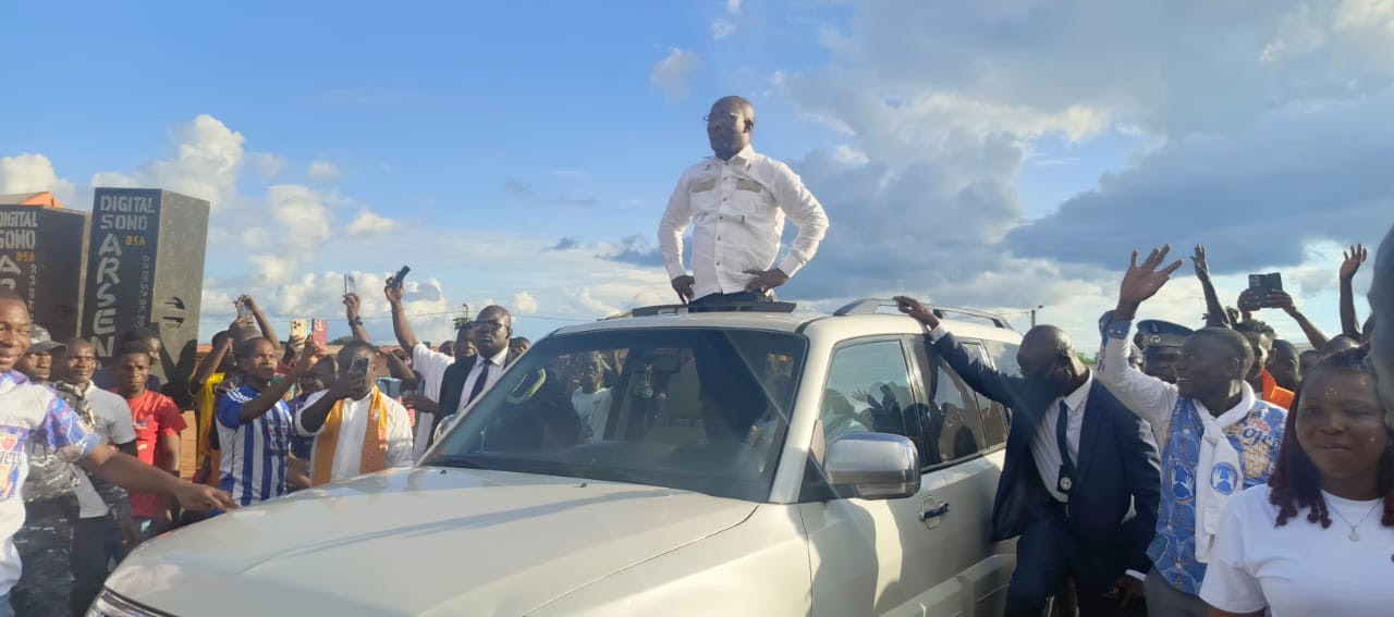 Blé Goudé en appelle à la responsabilité de la jeunesse de Bonon pour des élections apaisées