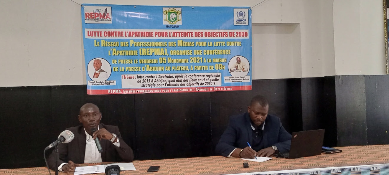 Le REPMA lance une campagne de sensibilisation contre l'apatridie en Côte d’Ivoire