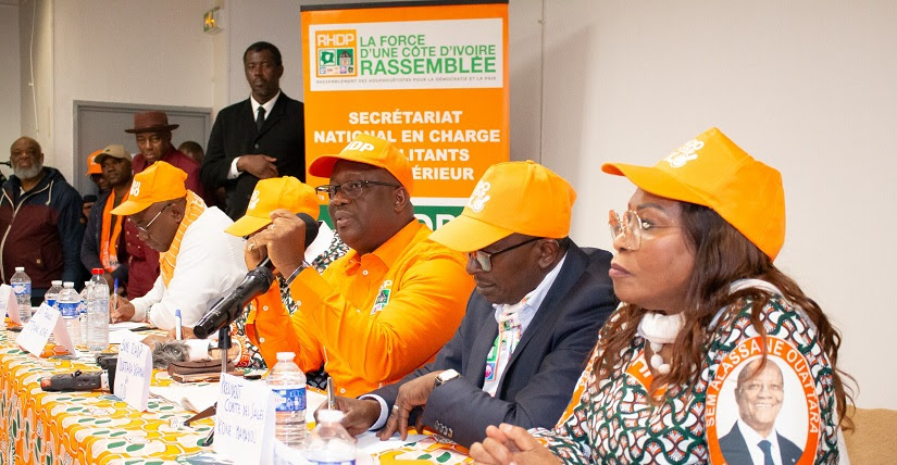 Le RHDP mobilise les militants de la diaspora pour une participation massive à la présidentielle de 2025