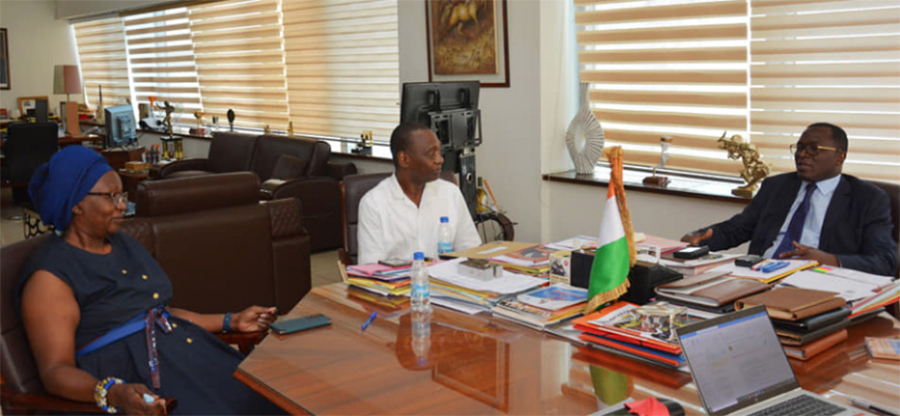 Le secrétaire général de la CAF reçu en audience par le Ministre Paulin Danho