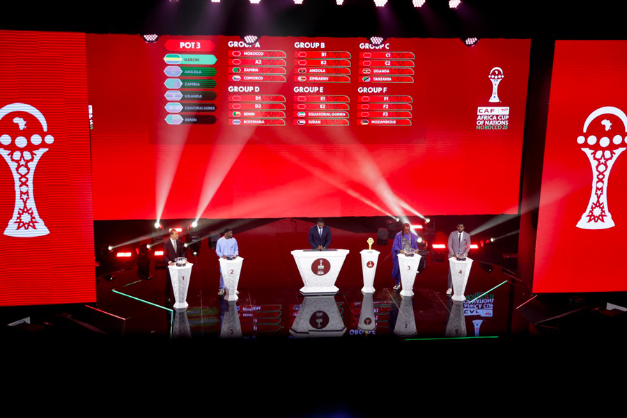Le tirage intégral de la Coupe d’Afrique des Nations 2025