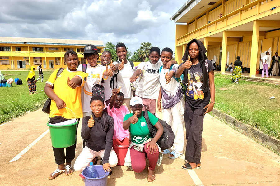 Top départ du Parcours citoyen 2025 : 900 élèves, 338 filles et 562 garçons, âgés de 14 à 17 ans, répartis sur les sites de Bouaké et Dabou