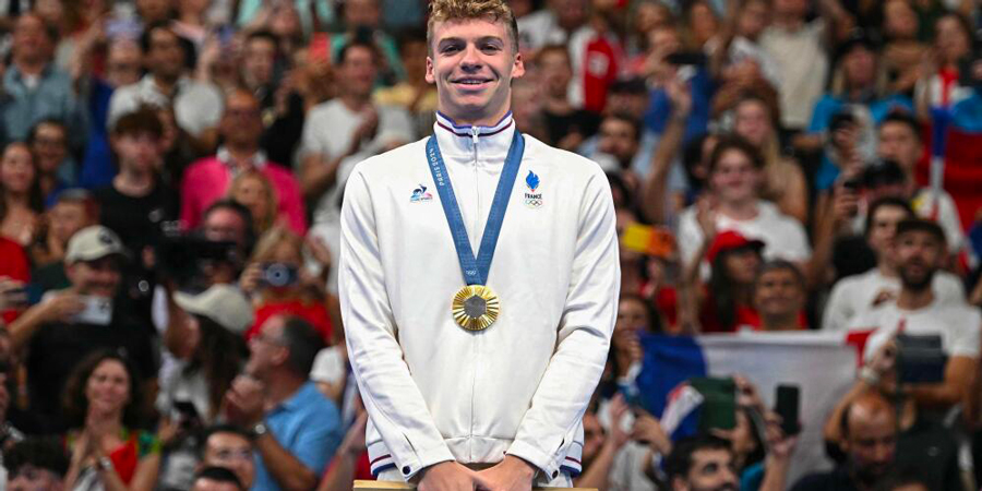 JO 2024 : revivez les titres du nageur Léon Marchand et de la vététiste Pauline Ferrand-Prévot dimanche 28 juillet