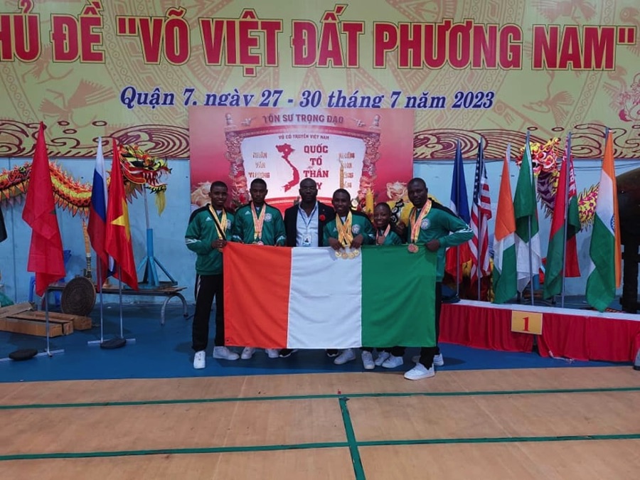 Côte d'Ivoire: les Éléphants ont terminé 3e du Tournoi international de Vo Co Truyen, un art martial originaire du Vietnam