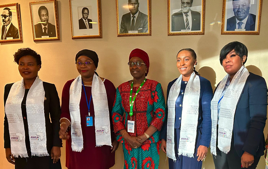 Les Femmes du chapitre Ivoirien de l'AWLN accompagnent le lancement de deux axes stratégiques à l'Union Africaine à New York.