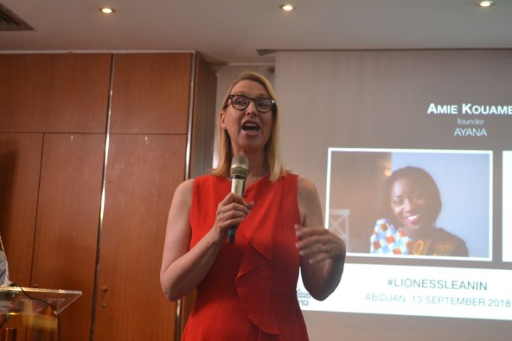 Entrepreneuriat féminin : Mélanie Hawken rassemble les femmes entrepreneurs à l`occasion de la première édition de ‘’Lioness Lean In’’ à Abidjan