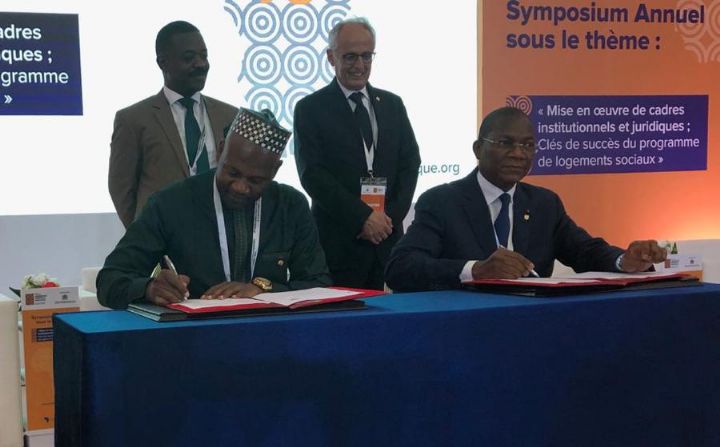 SHELTER AFRIQUE, MARAKECH : Bruno Koné obtient la signature d’un protocole d’accord portant sur la construction de 3000 logements sociaux à Abidjan.