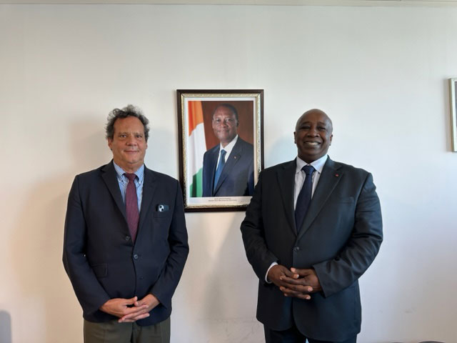 Londres : le Directeur Exécutif de l’Organisation Internationale du Sucre (ISO) échange avec le Représentant Permanent de la Côte d’Ivoire