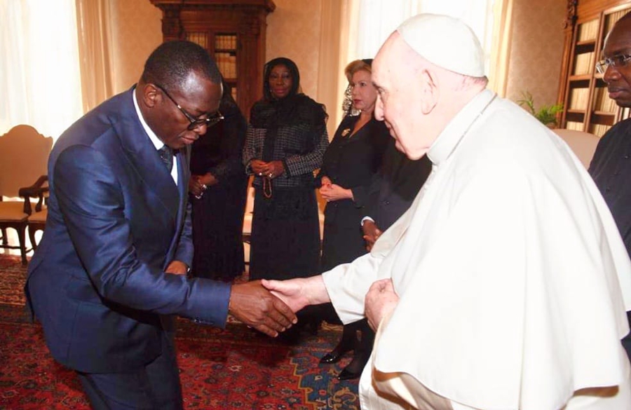 Lors d’un récent séjour au Vatican : Danho Paulin confie la CAN 2024 au Pape François