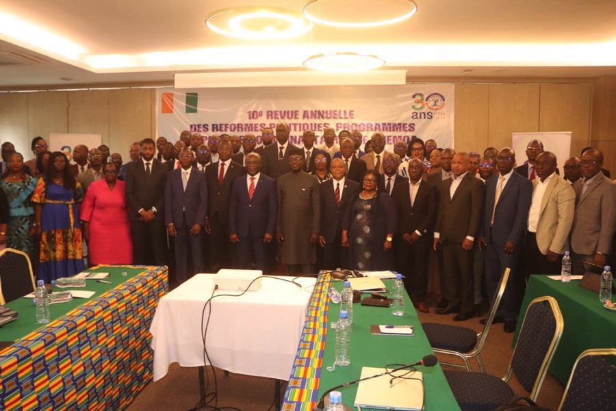 10e revue annuelle : L’UEMOA fait le point de la mise en œuvre des réformes et projets communautaires en Côte d’Ivoire