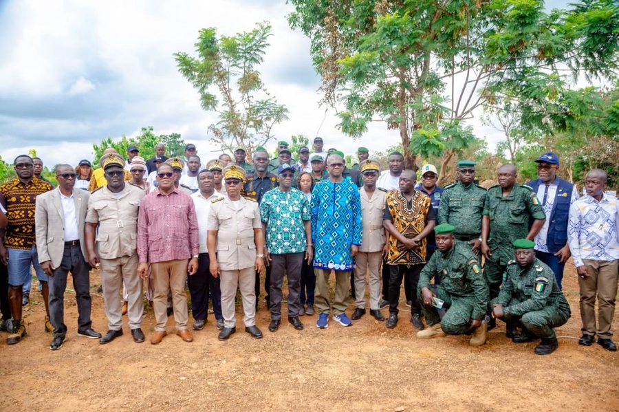 Lutte contre la déforestation : le District 9101 du Rotary International mène une opération dans la Forêt Classée de Palakass (Ferkessédougou)