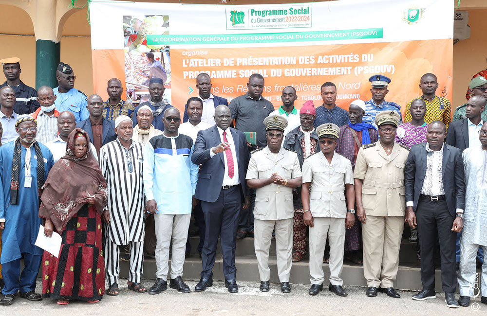 Lutte contre la fragilité dans les régions frontalières du Nord : 386 ménages du Folon reçoivent 32,4 millions de FCFA d'allocations au premier semestre 2022 au titre du PsGouv 2