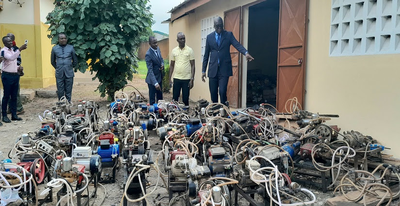 Lutte contre la fraude : Une cinquantaine de machines de transvasement illégal du gaz butane saisies à Bouaké