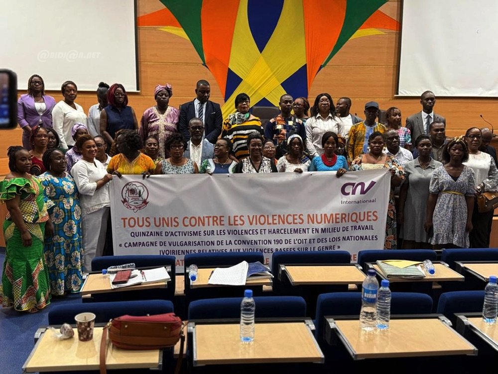 Lutte contre les VBG 2025: La Confédération ivoirienne des syndicats libres Dignité plaide pour la ratification de la convention 190 de l'OIT