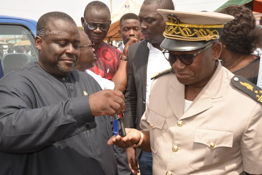 Lutte contre l’insécurité : le député N’Guessan Ahondjon  équipe la gendarmerie  de M’Batto en matériel roulant