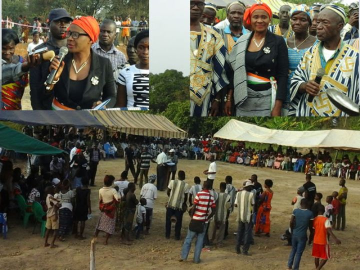 Man : le Maire de Logoualé offre un banquet de nouvel an aux populations