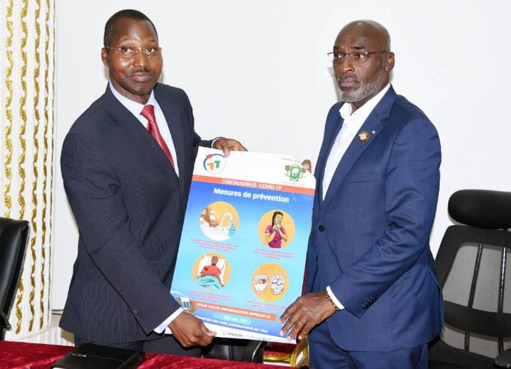 Lutte contre l’épidémie du Coronavirus : le maire de Cocody organise la sensibilisation