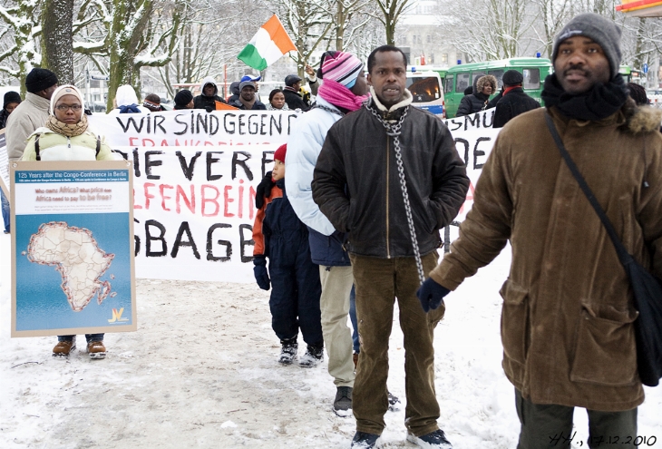Crise post-électorale en Côte d’Ivoire : Les africains de Hambourg prennent d’assaut les consulats de France et des Etats Unis