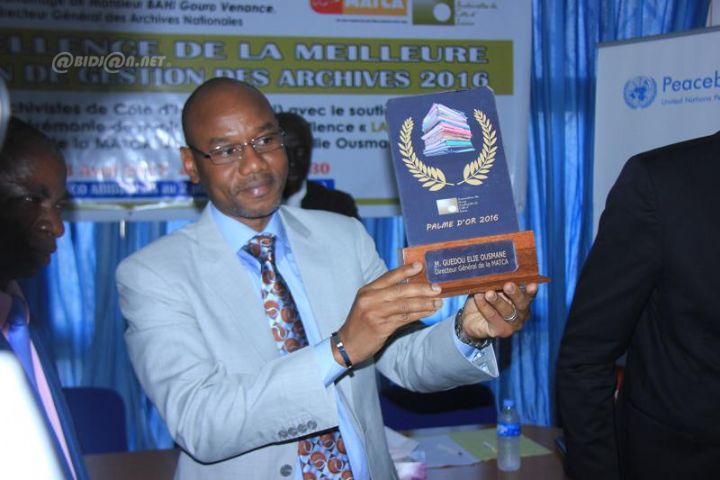 Côte d’Ivoire: La Matca reçoit le prix de la meilleure administration de gestion des archives de 2016
