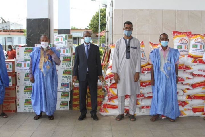 Covid-19 : La communauté mauritanienne apporte son soutien à la mairie de Yopougon