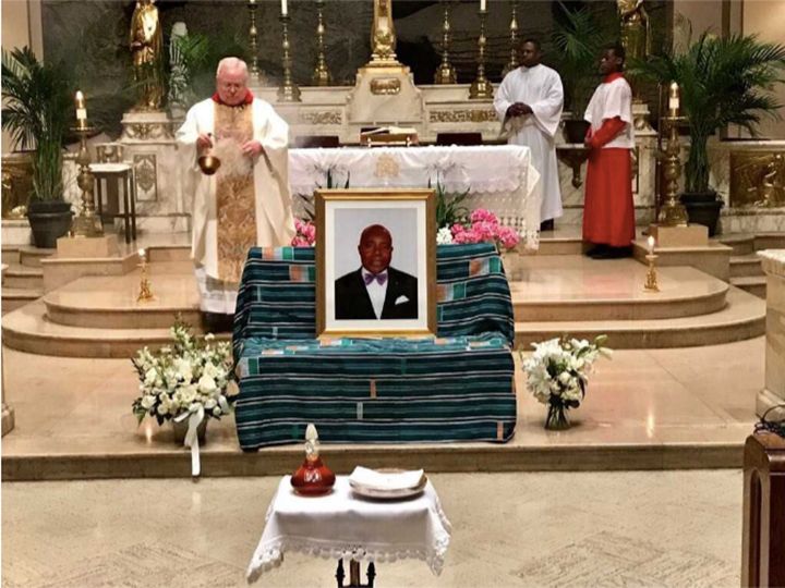 Le Ministre Marcel AMON-TANOH participe à la messe de requiem en mémoire de l’Ambassadeur Bernard TANOH-BOUTCHOUE, Représentant permanent de la Côte d’Ivoire auprès des Nations Unies.