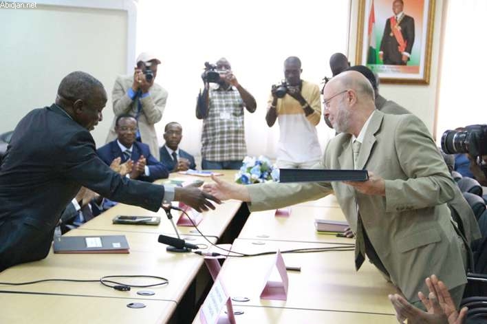 Enseignement technique et formation professionnelle : le ministre Albert Flindé à la signature de convention de partenariat Metfp-Gnfa/gicfa