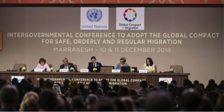 Lutte contre les Migrations irrégulières et désordonnées : Les Etats membres de l’ONU adoptent officiellement un Pacte mondial à Marrakech au Maroc.