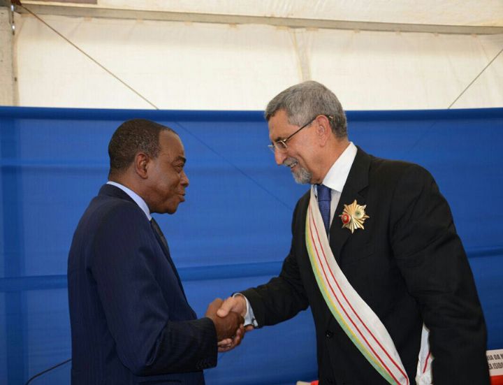 Charles Koffi Diby à l’investiture du président du Cap Vert