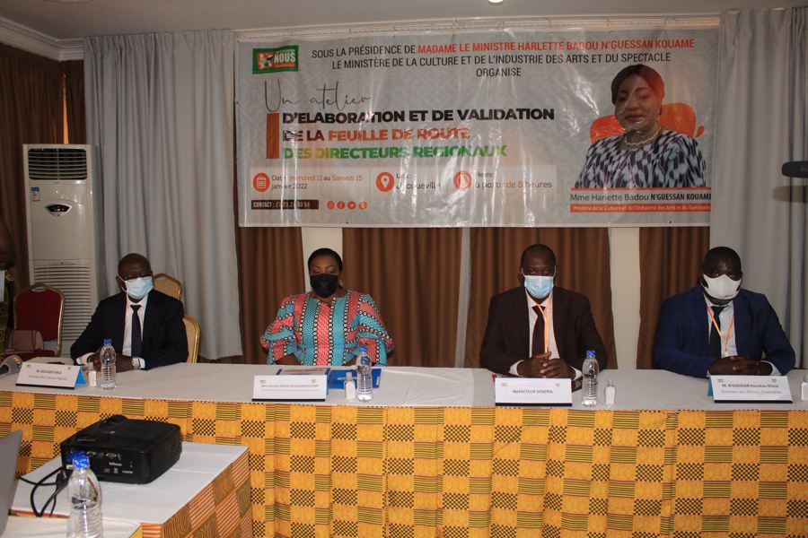 Ministère de la Culture et de l'Industrie et des Arts du Spectacle : Arlette Badou donne les orientations de l'année 2022