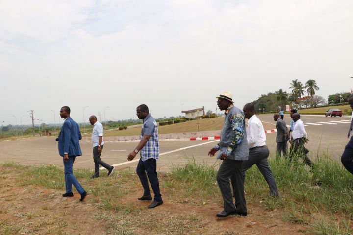 Visite terrain : Le Ministère de la Ville à Korhogo