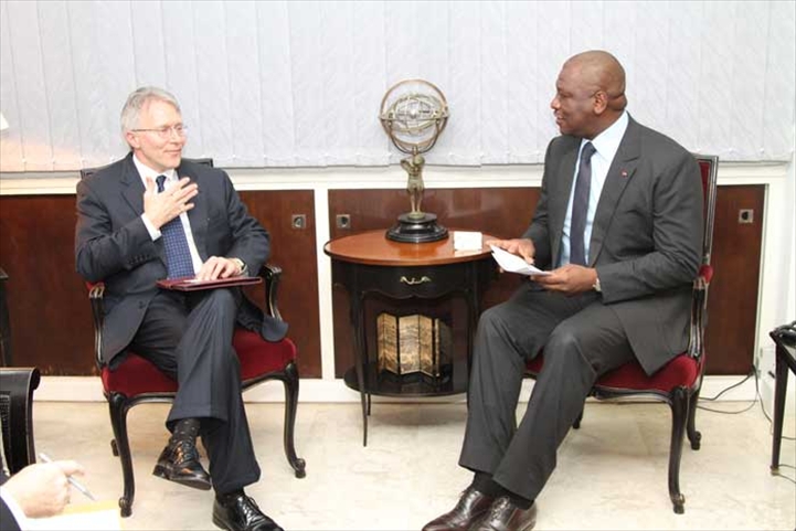 L’ambassadeur des Etats-Unis chez Hamed Bakayoko hier