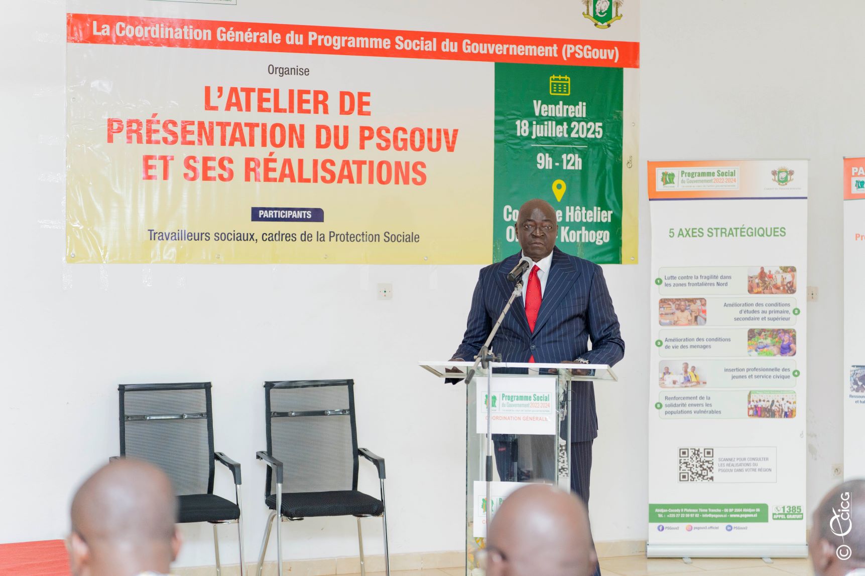 Mise en œuvre du Psgouv : les réalisations et résultats du programme présentés aux travailleurs sociaux dans un souci de bonne gouvernance