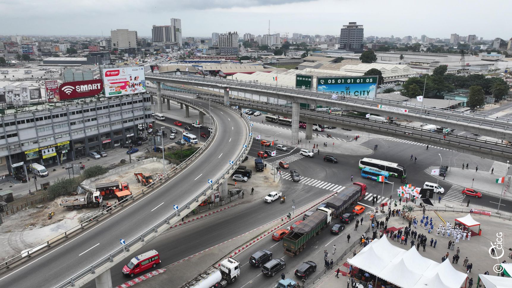 Mobilité urbaine : le Pont de l’Amitié Ivoiro-Japonaise fluidifie la circulation à Abidjan