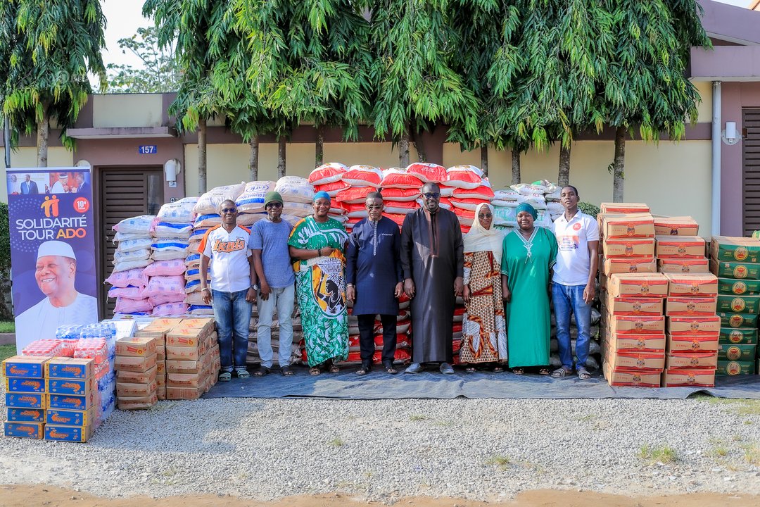 Mois de pénitence : Des familles bénéficient d’une assistance sociale dans le cadre de la Solidarité Tour ADO 2026