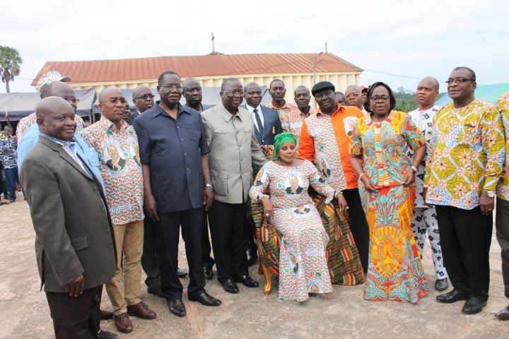 Investiture de la Direction régionale de campagne du Moronou / Ahoussou Jeannot aux populations du Moronou :	« Le président Ouattara est celui qu’il faut voter »