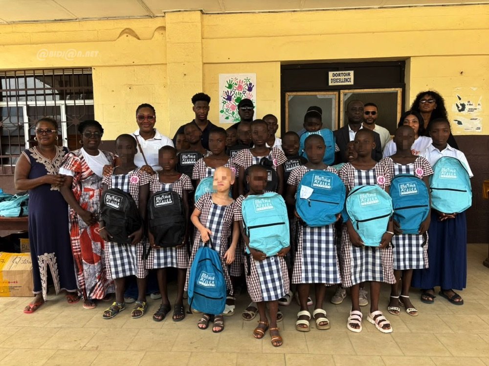 Mother Africa Festival : 140 pensionnaires de l’orphelinat de Grand-Bassam bénéficient de kits scolaires