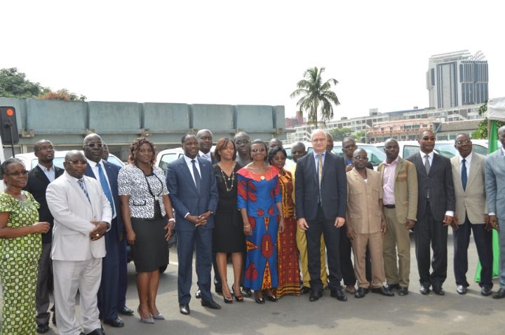 Relance des filières agricoles: les bénéficiaires du projet d’appui reçoivent leurs équipements en présence du ministre Coulibaly Sangafowa