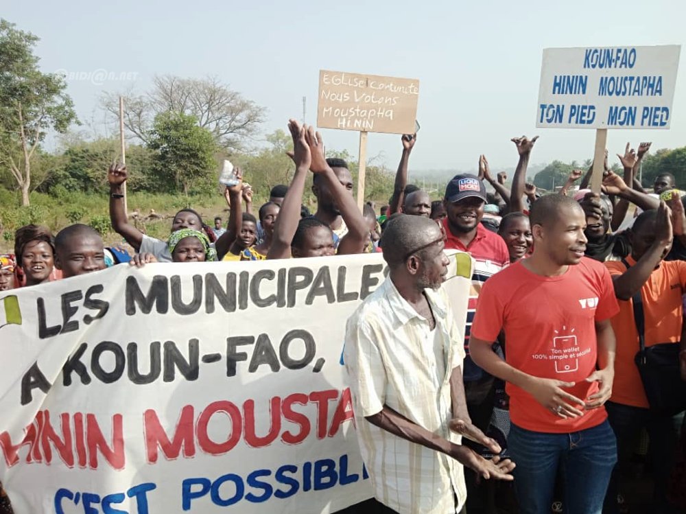 Municipales 2023 à Koun-Fao : des populations apportent leur soutien à Dr Hinin Moustapha