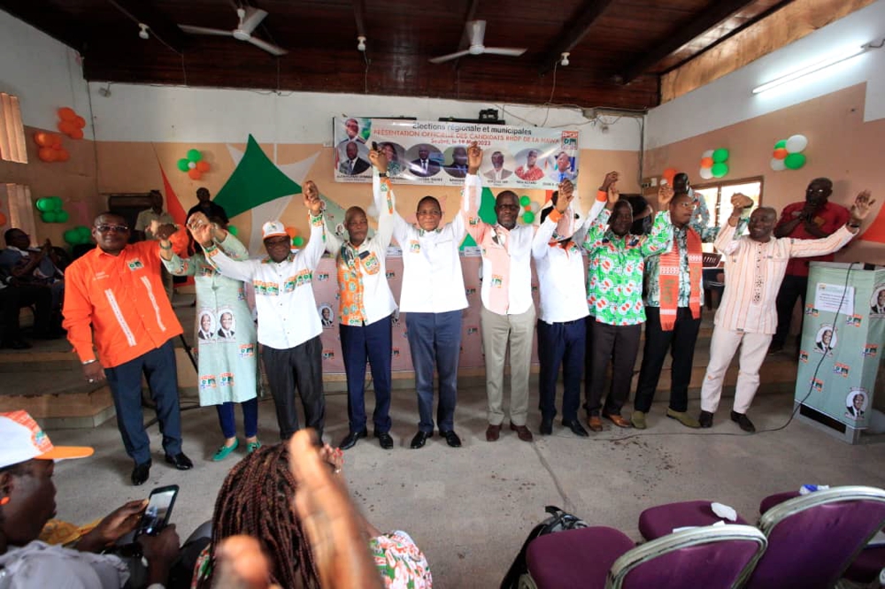 Municipales et régionales : Bruno Koné investit les candidats du RHDP dans la Nawa