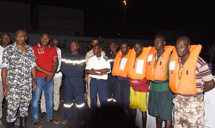 Portés disparus depuis 5 jours: les 4 pêcheurs ghanéens retrouvés à San Pedro par la marine nationale
