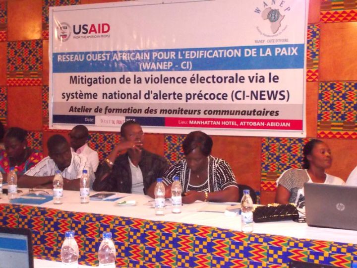 Mitigation de la violence électorale : 26 moniteurs communautaires à l’école de l’alerte précoce