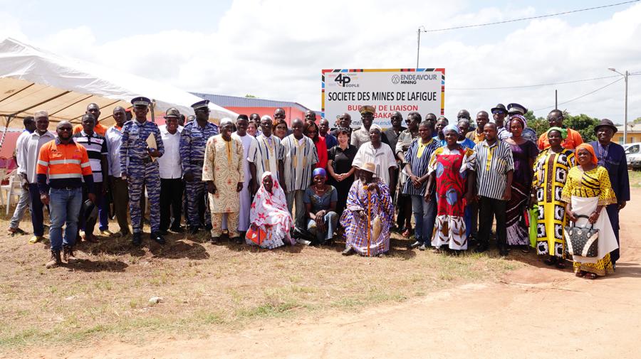 Nouvelle Mine d'or de Lafigué: Endeavour ouvre un bureau de liaison à Dabakala