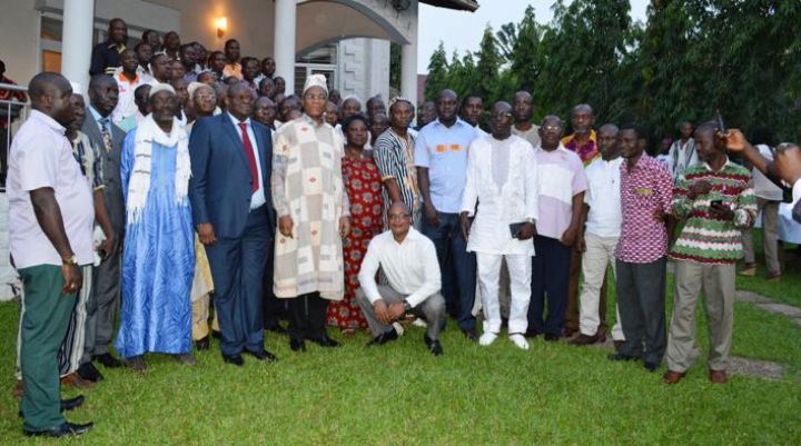 La Bagoué présente ses vœux à Bruno Koné.