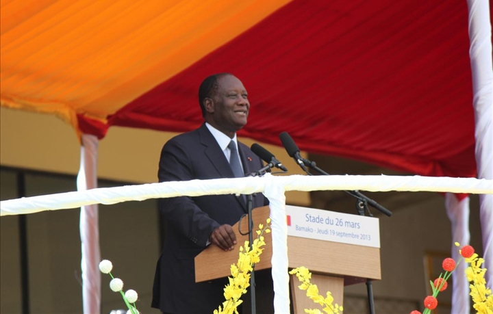 Investiture du président malien Ibrahim Boubacar Kéïta: Ouattara rend hommage aux Présidents Hollande et Idriss Déby