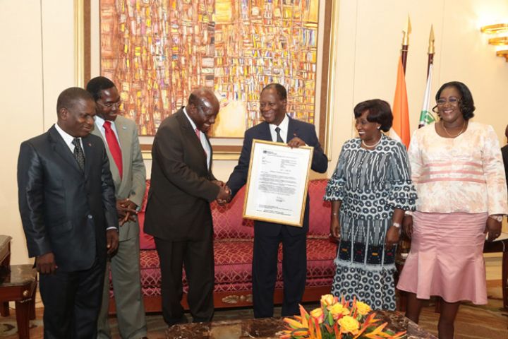 Le Chef de l’Etat a reçu une délégation de l’OMS et le Secrétaire Général de ‘’Reporters Sans Frontières’’