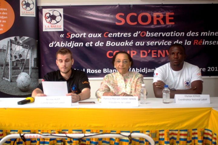 Action sociale: L`ONG  La Balle aux prisonniers  donne le coup d`envoi du projet SCORE